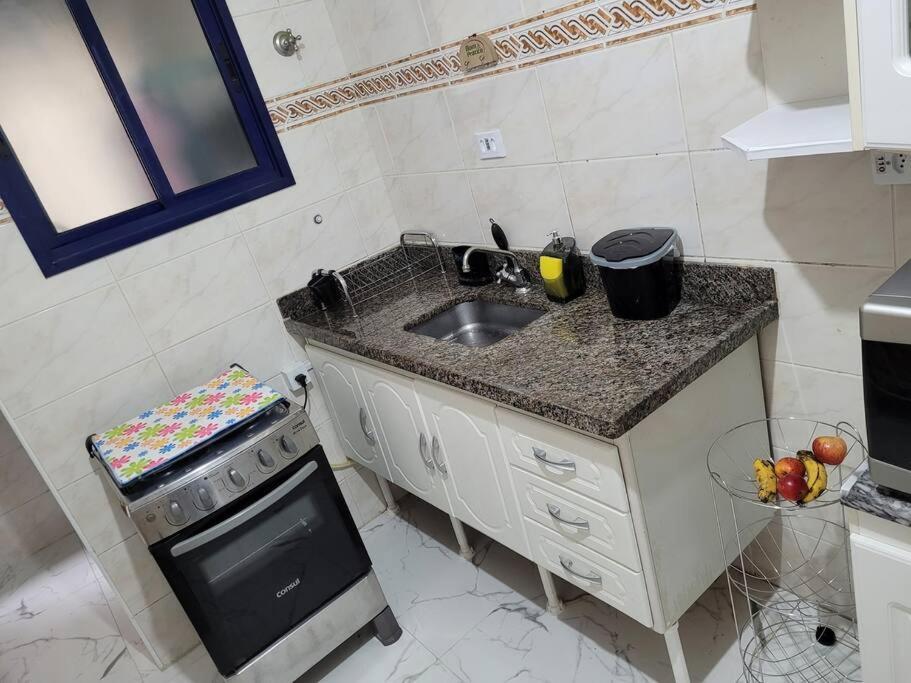 Apto Inteligente Com Alexa, Wi-Fi E Smart Tv. Apartment Praia Grande  Luaran gambar