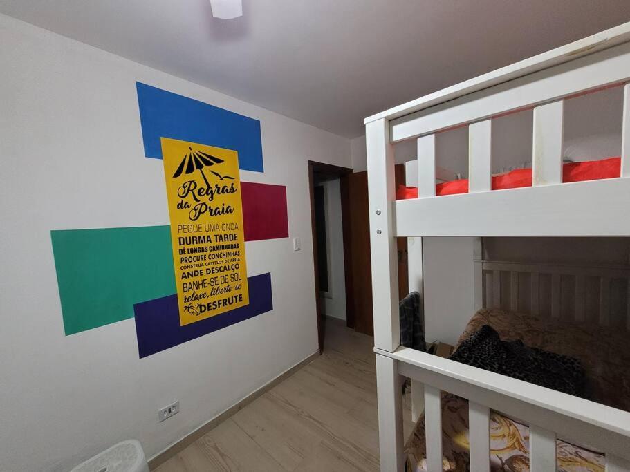Apto Inteligente Com Alexa, Wi-Fi E Smart Tv. Apartment Praia Grande  Luaran gambar
